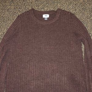 Purple crew neck sweater